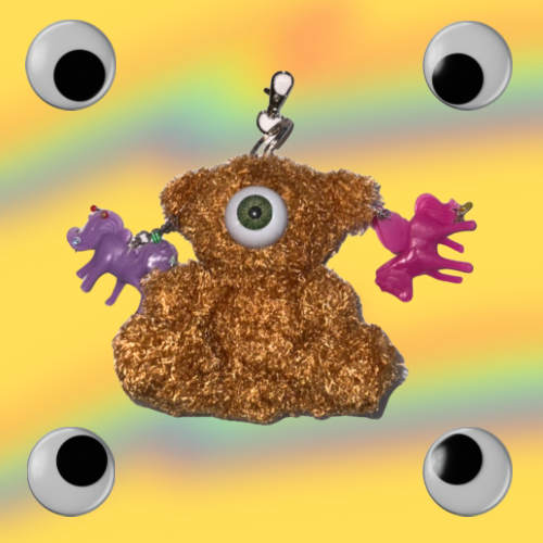 Mr. Man Keychain with Earrings